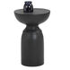 Goya 20 X 13.5 inch Black Outdoor End Table